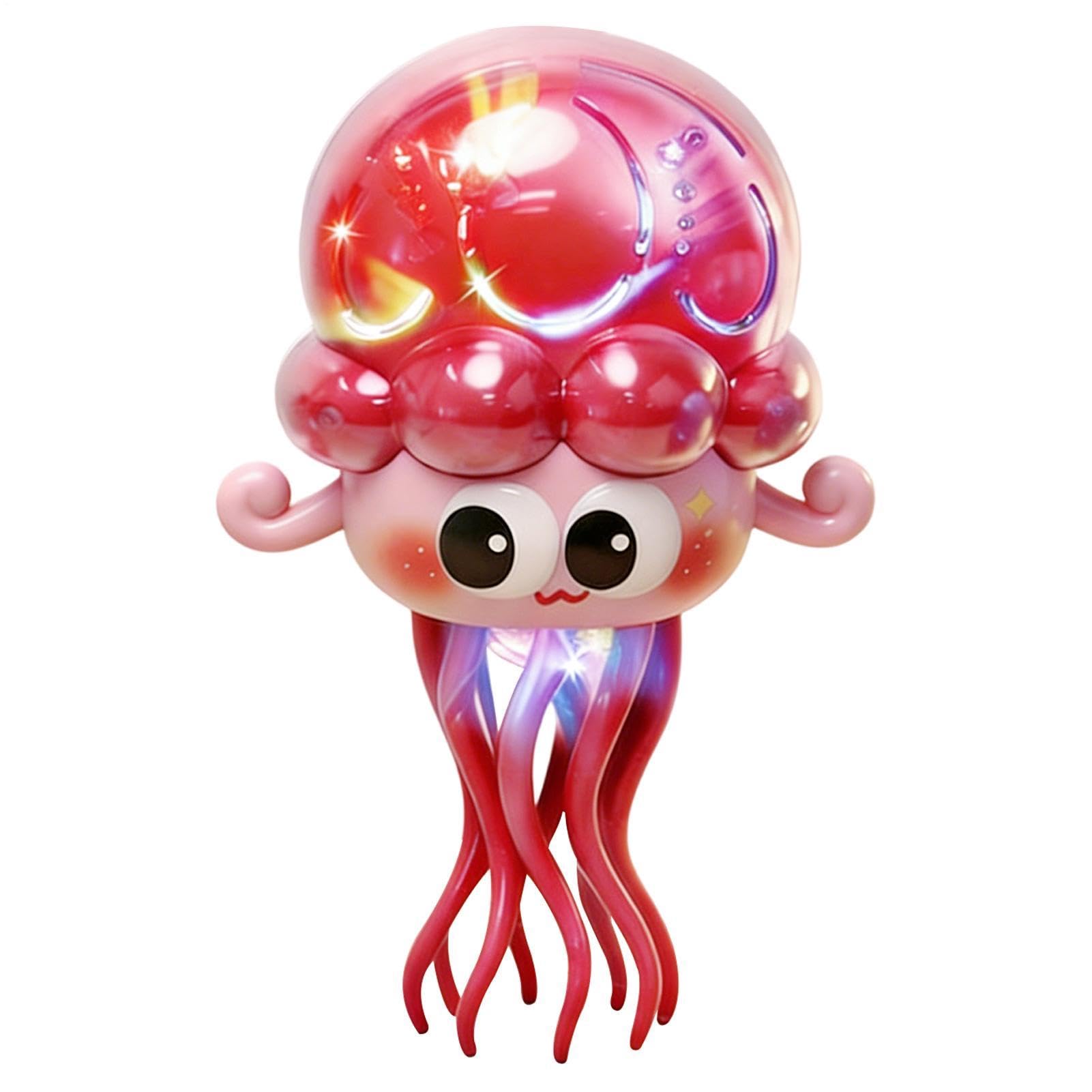 Juguetes interactivos con luz tipo medusa divertida con pilas luminosas 8