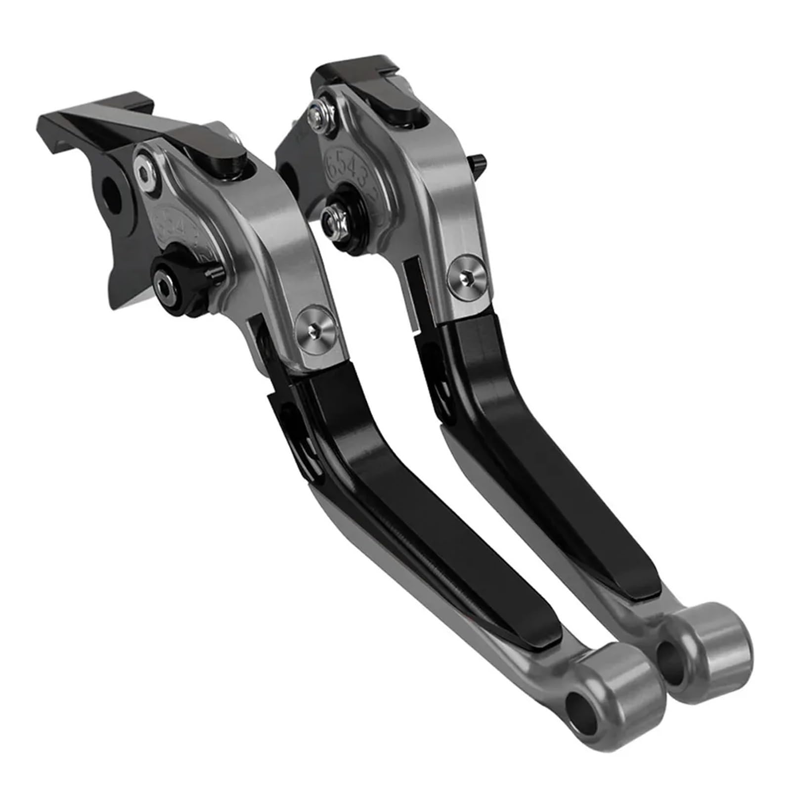 Zynther Motorcycle Brake Clutch Lever for Yamaha for MT-03 Motorcycle CNC Telescopic Folding Brake Clutch Handle Lever Horn(O)