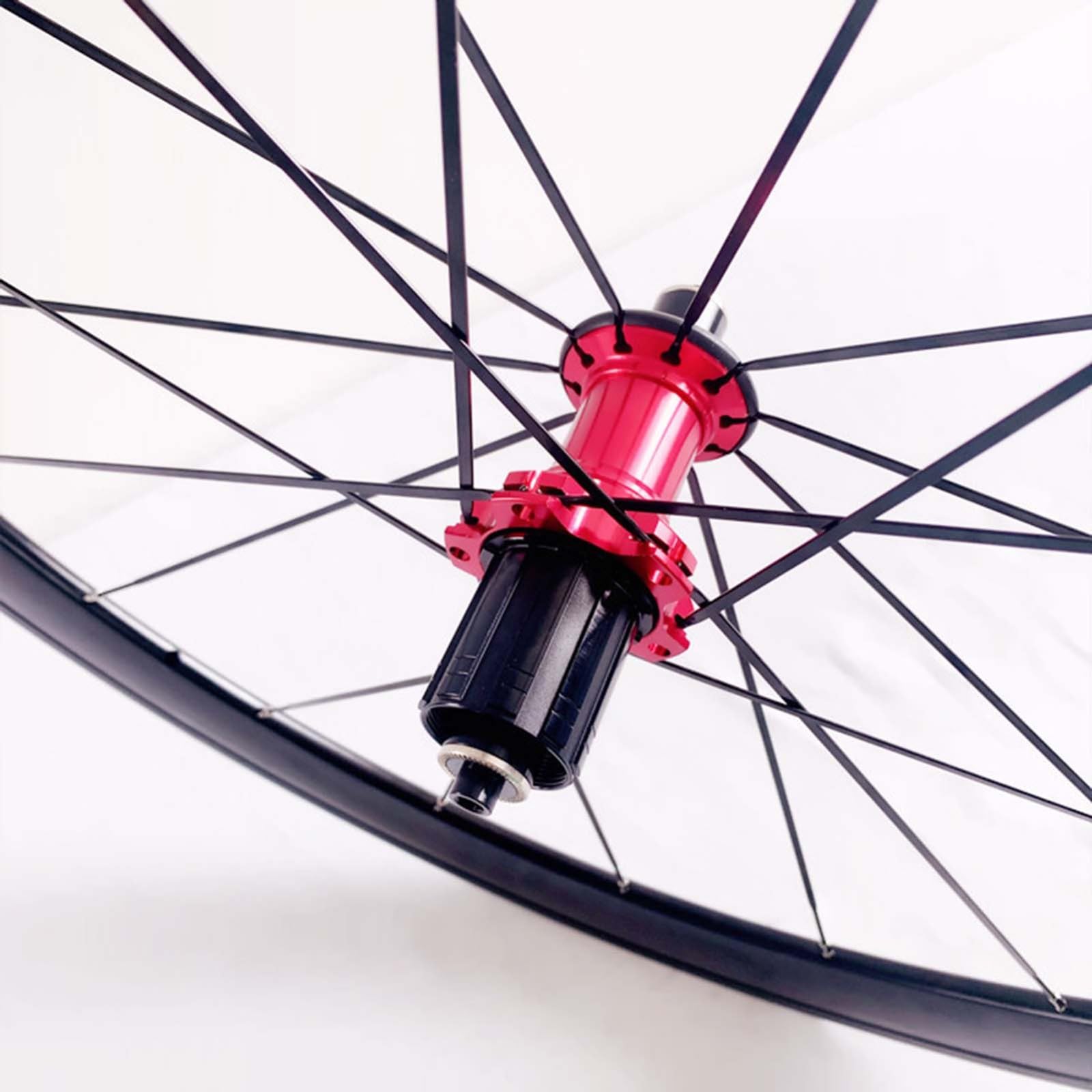 Fahrradlaufräder 700C*23C-25C-28C Rennrad-Laufradsatz 40/50MM Aluminiumlegierung C/V Bremsfelge 20H Schnellspannnabe für 8 9 10 11-Fach Laufradsatz (B-700C/50MM)