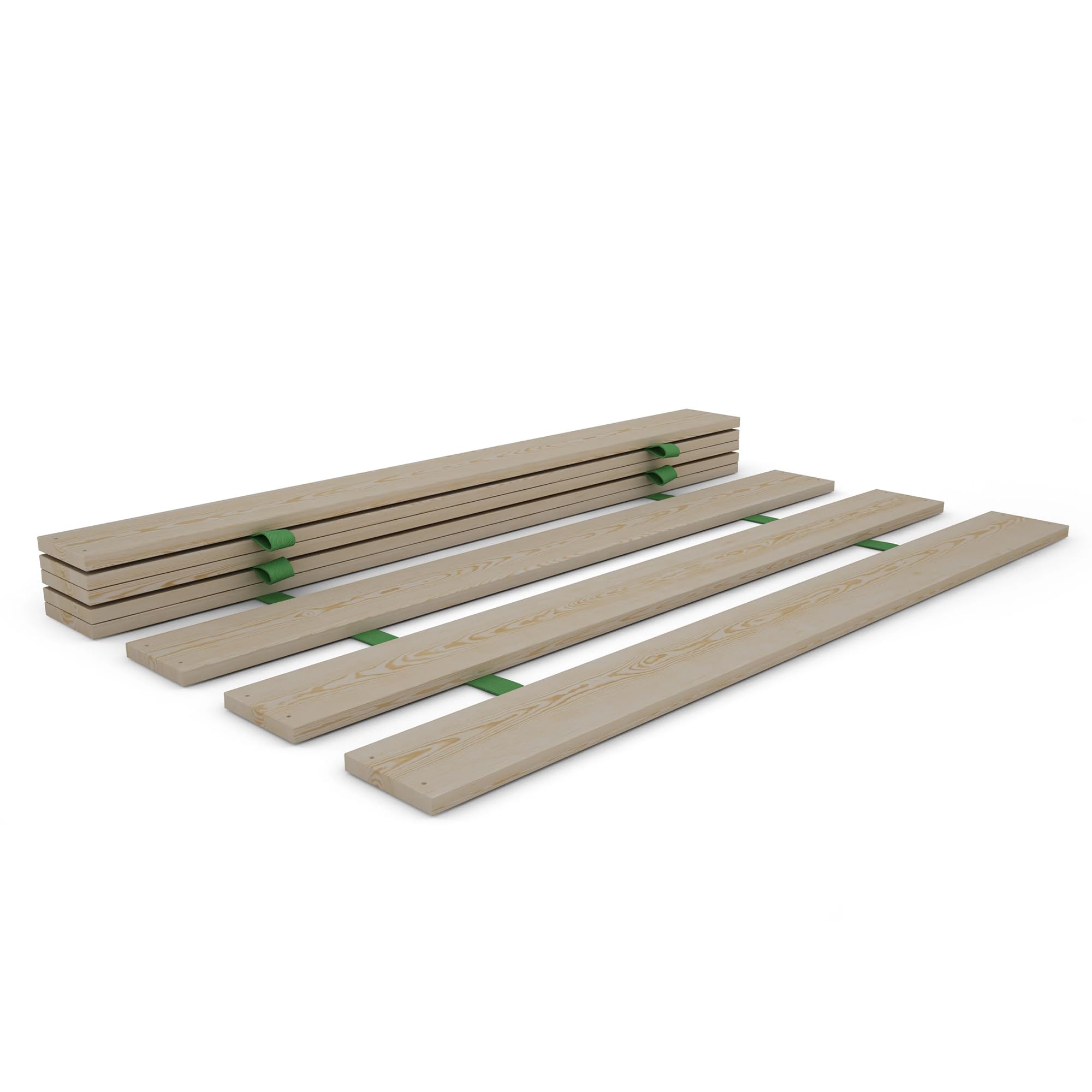 Nodax Single Bed Size Slats - 100% Pine Wooden Replacement Slats, Each Slat 135mm Wide, Slats Fit 90cm Bed Width, Sustainable & Eco-Friendly Material, Easy to Assemble | Set of 8