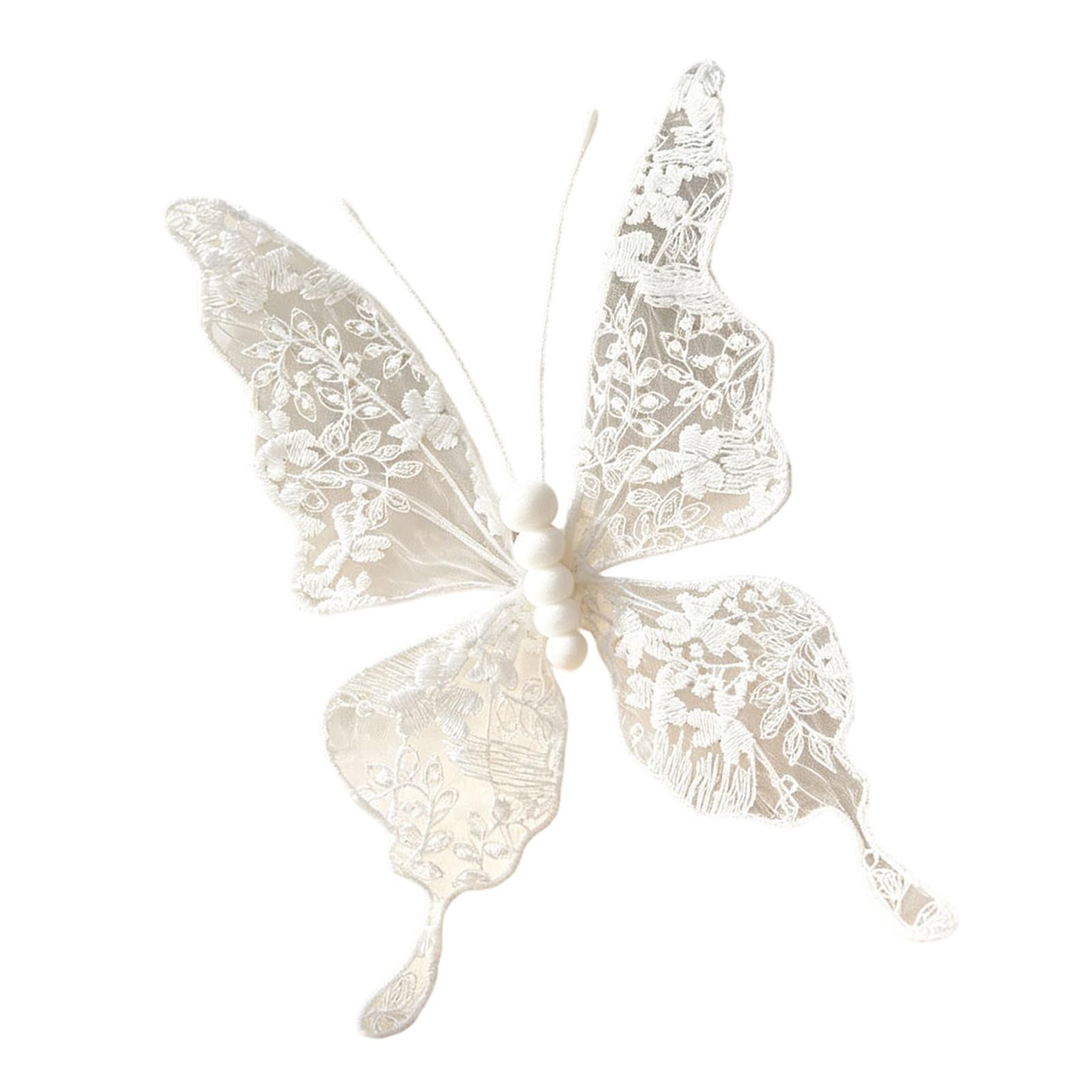 Buxuaaaa Artificial Butterfly Wall Ornament 32X20CM Lace Gauze Butterfly Decoration for Wedding Reception and Banquet Backdrops Event Deck Butterflies