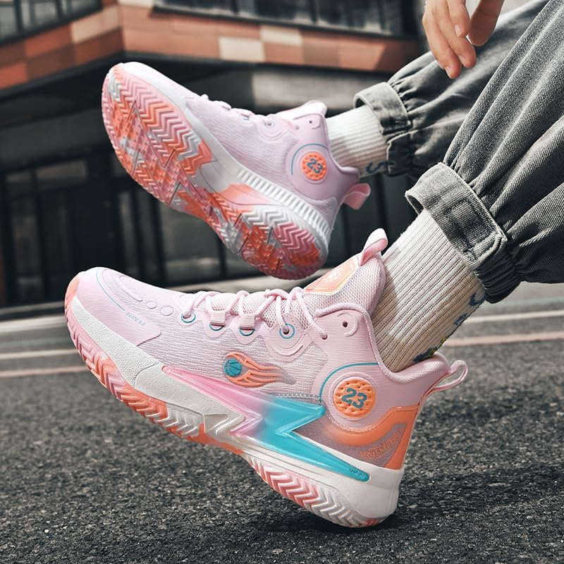 Womens Mens Basketball Shoes Lightweight Fashion Breathable Comfortable Non Slip Sp... - Image 6