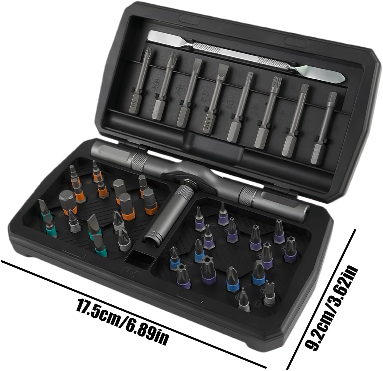 ラチェットドライバーセット | ケース付き 磁気 43-in-1 多機能ハンドツール,コンピュータードライバーキット,修理用 時計