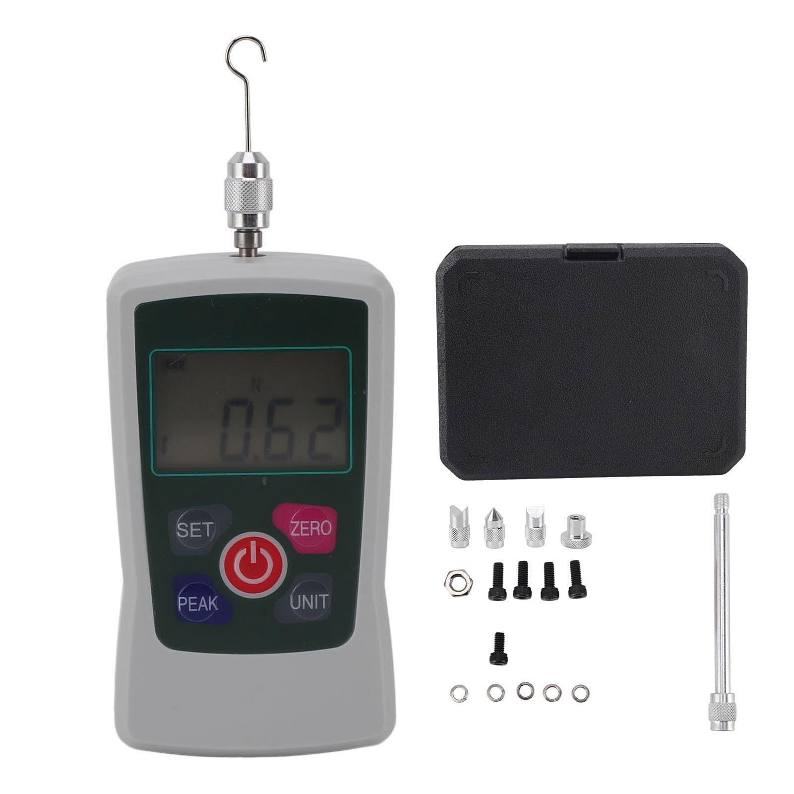 Mini Manometro Digitale, Manometro Push-pull Multifunzionale Ad Alta Precisione con Sensore Integrato, Dinamometro, Misuratore di Tensione, Misuratore di Spinta, Pressione