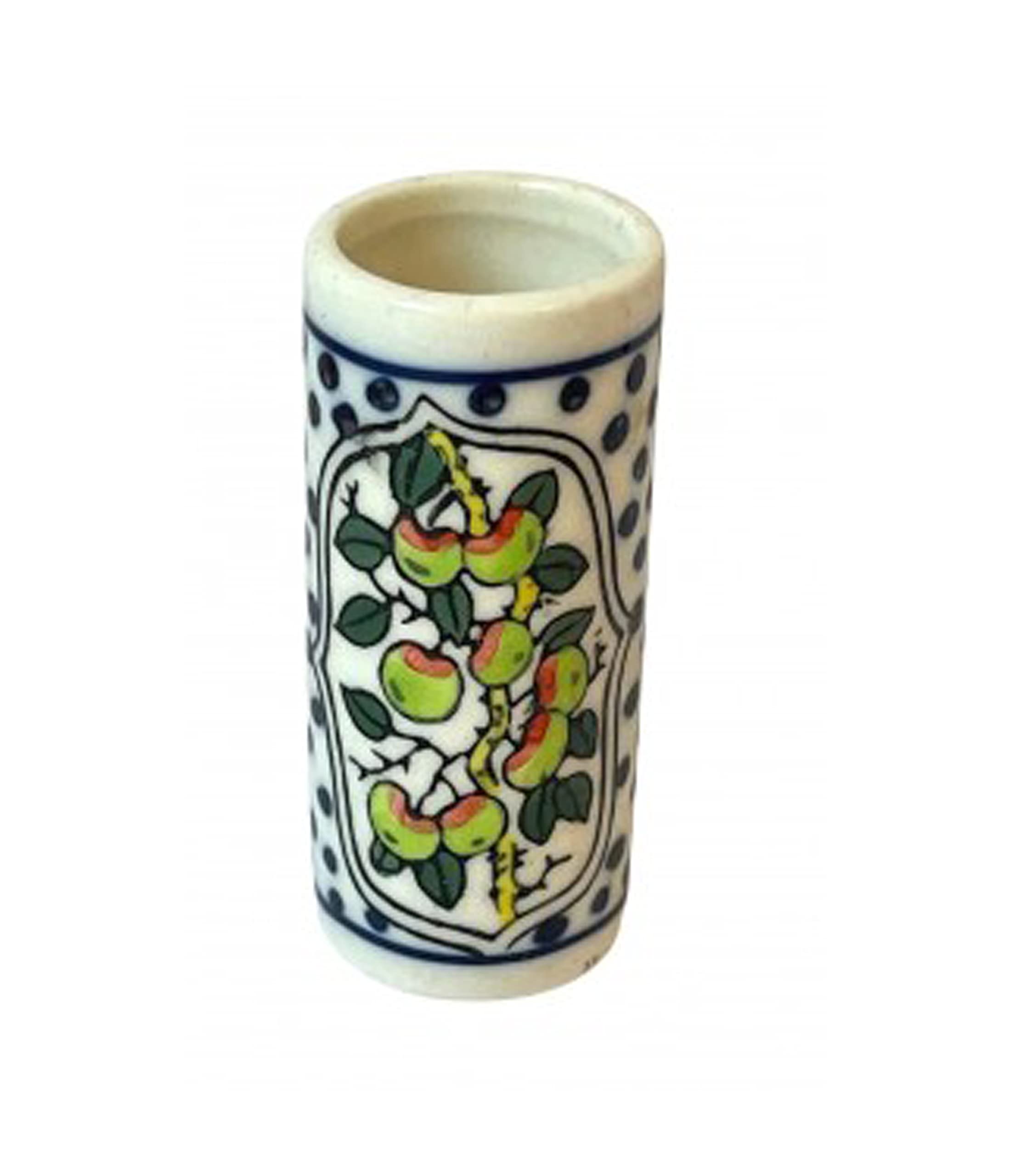 Melody Jane Dolls HousesDollhouse Patterned Painted Porcelain Umbrella Stand Hall Accessory 1:12 Scale