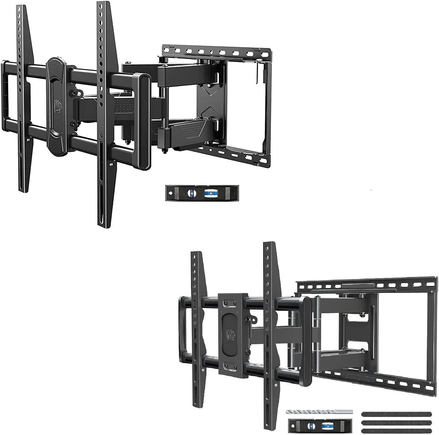 Mounting Dream MD2617 Full Motion TV Wall Mount for 42-84 Inch TV, VESA 600x400mm 100 lbs. Loading and MD2298 Full Motion TV Wall Mount for 42-86 Inch TV, VESA 600x400mm 132 lbs. Loading