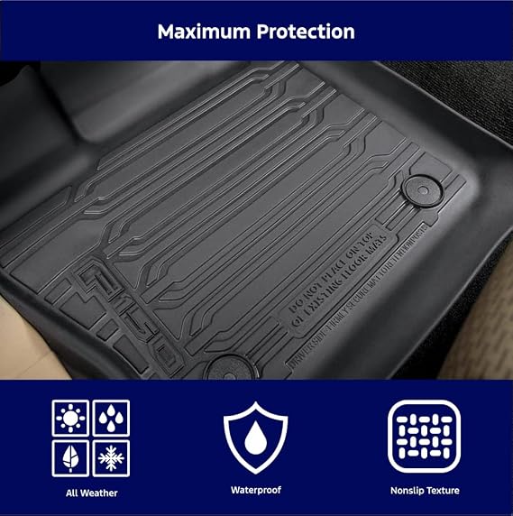 Ford OEM All Weather Floor Mat Set F-150 SuperCrew 2013-2026| ML3Z1613300AA