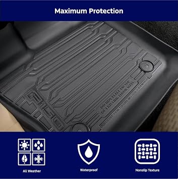 Ford OEM All Weather Floor Mat Set F-150 SuperCrew 2013-2026| ML3Z1613300AA