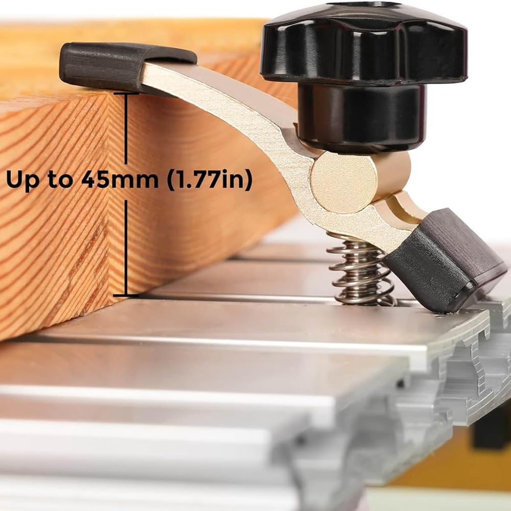 PRATYAHARA Kit de Mini Pinces de Maintien 2 Pièces, Pince de Routeur CNC pour le Travail Du Bois et des Métaux, avec Machine de Routeur CNC 3018