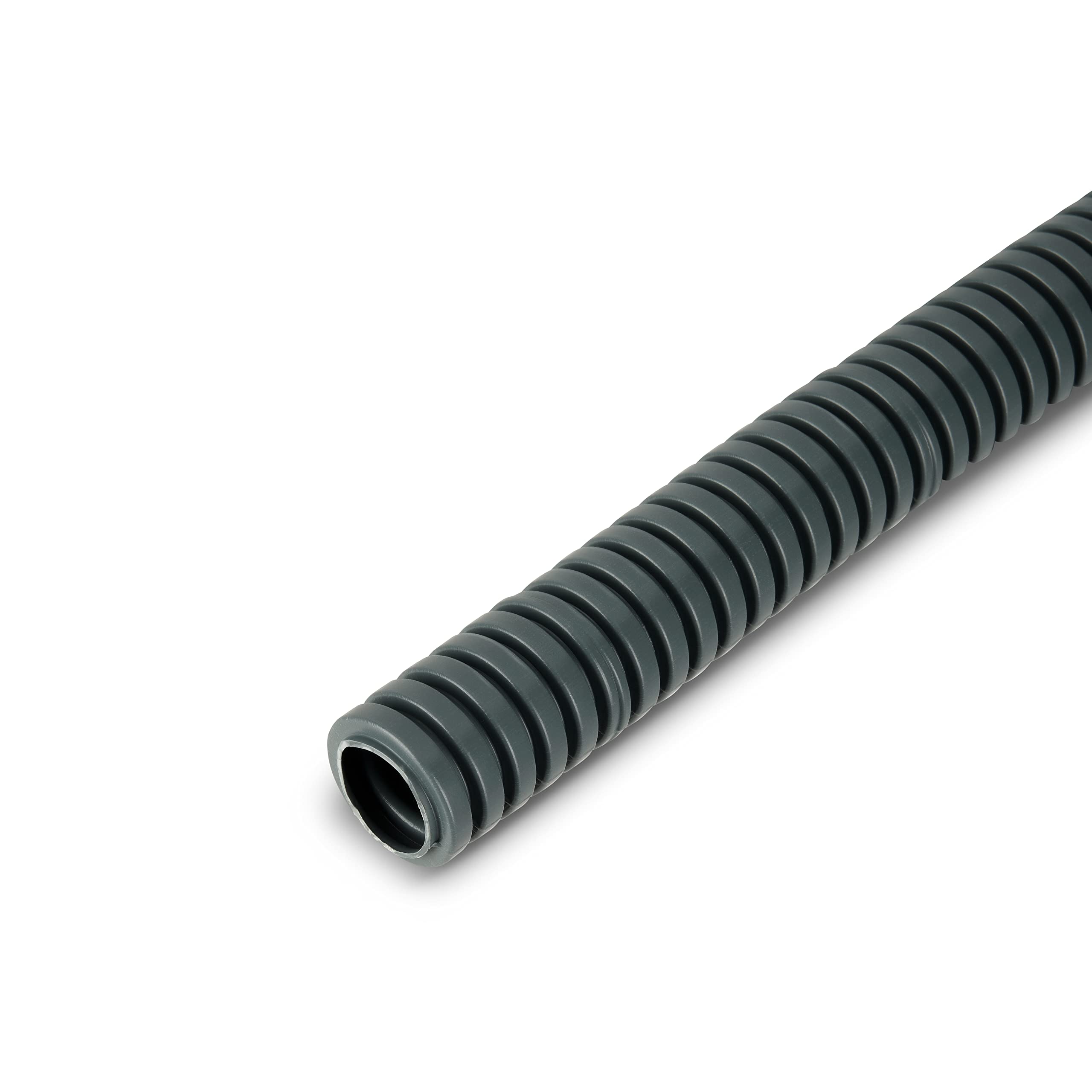 REV Stangenrohr PVC 20mm - 2 Meter Grau Für Elektroinstallation