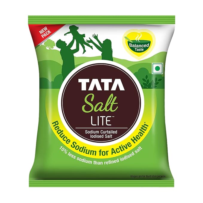 Tata Salt Lite 15 Low Sodium Salt Reduce Sodium For Active Health
