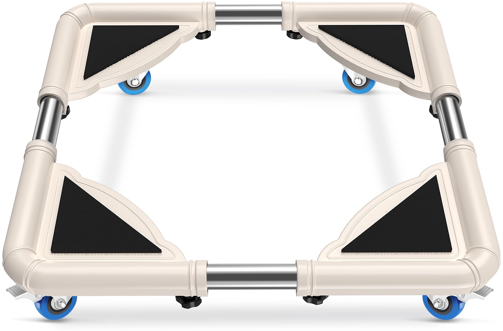 Spacecare Scooter mobile avec 4 roues verrouillables - Chariot réglable pour machine à laver, support pour réfrigérateur