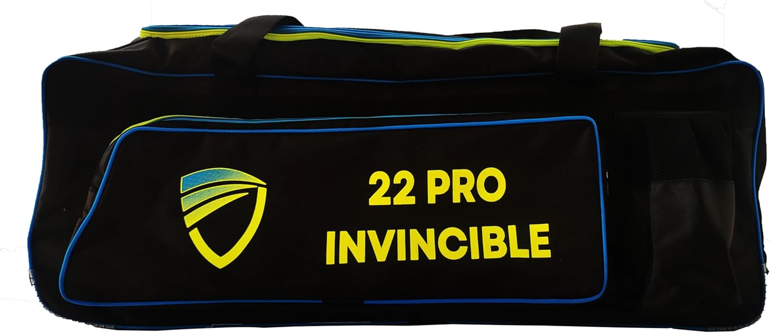 22 Pro Invincible Holdall Wheelie Cricket Bag Size 88cm X 34cm X 33cm - View #9