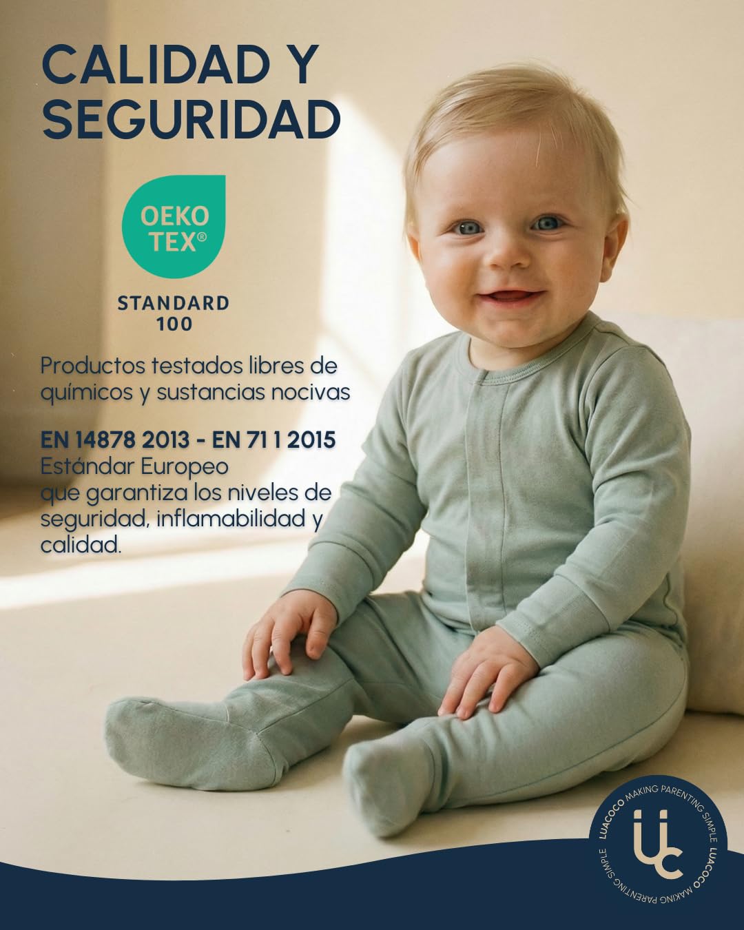 Pijama Magnético Bebé 100% Algodón Orgánico Premium | Olvidate de Cremalleras y Botoneras Incomodas | Manoplas Plegables y Pies Cubiertos | Cambios de Pañal Rápidos | Unisex 0-12 Meses