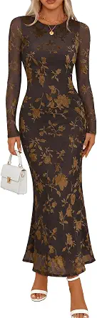  Womens Fall Velvet Formal Wedding Guest Maxi Dress