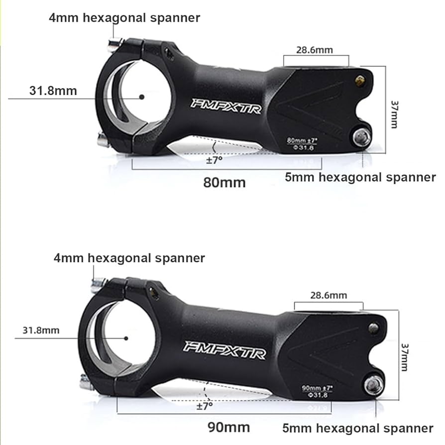 Amazon.co.jp: 31.8mm 1-1/4'' バイク ステム マウンテンバイク