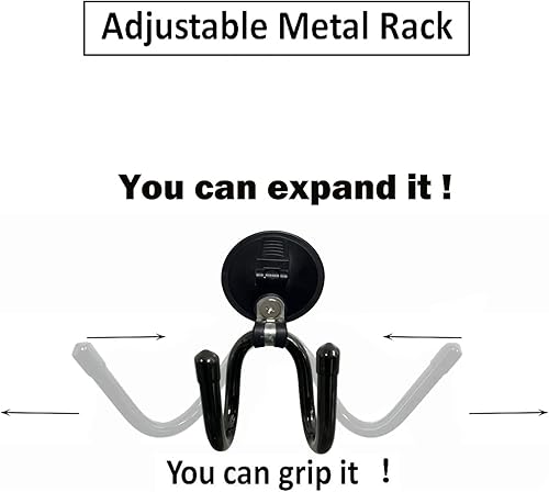 Miniatura 2 de Pmsanzay Perchero para sombreros, material acrílico, colgador de ventosa para automóvil y camión, soporte para sombreros, no se cae, sin daños en el