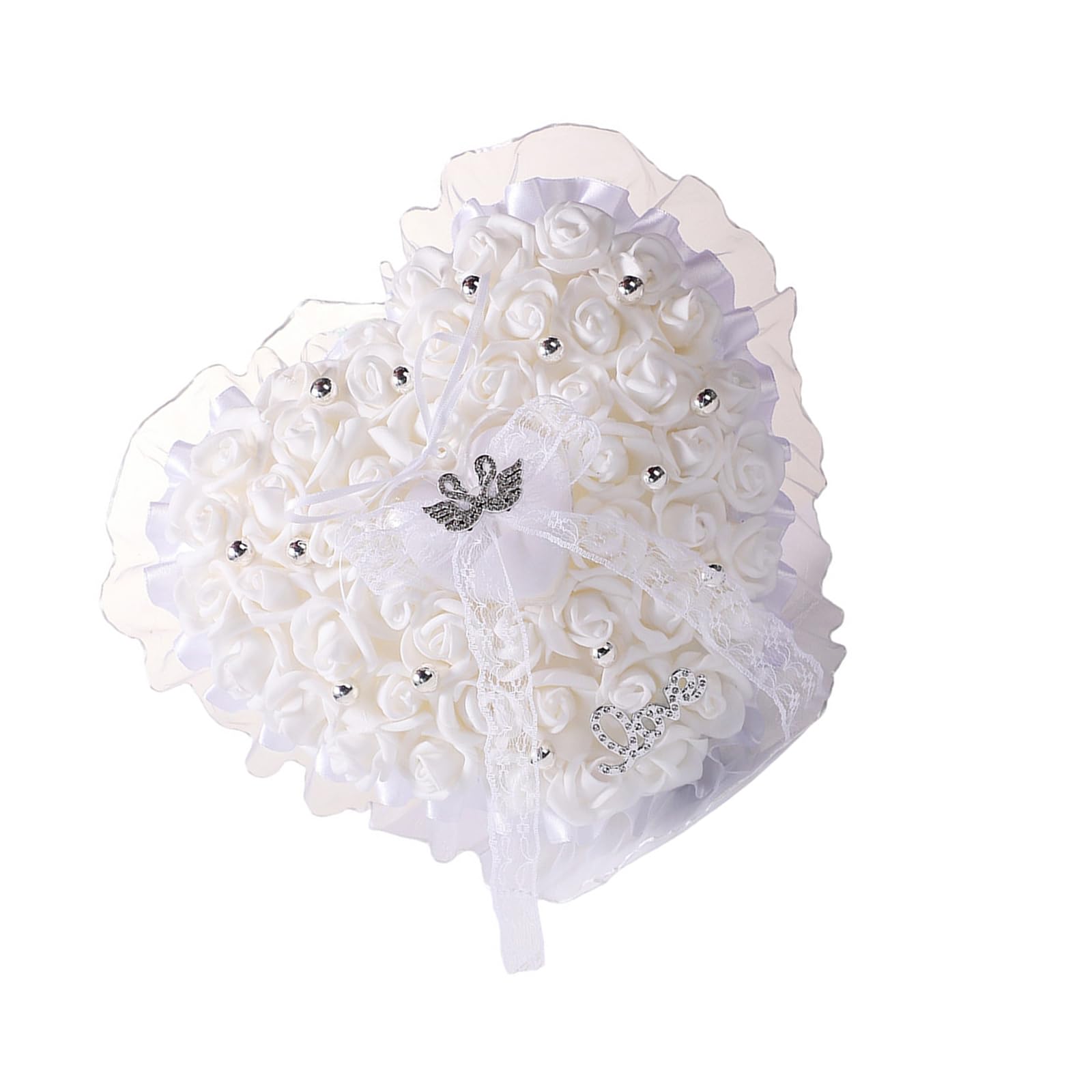 Hsioluted Bridesmaid Present Box for Wedding Circlets Jewelry Green Plan Pearl Sateen Detail Tender Wedding Artifact Box