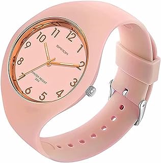 Reloj de Pulsera para Mujer con Correa de Silicona, Esfera Grande, Resistente al Agua, Deportivo, Moderno, Casual, Simple, de Cuarzo, analógico, para Mujeres y niñas