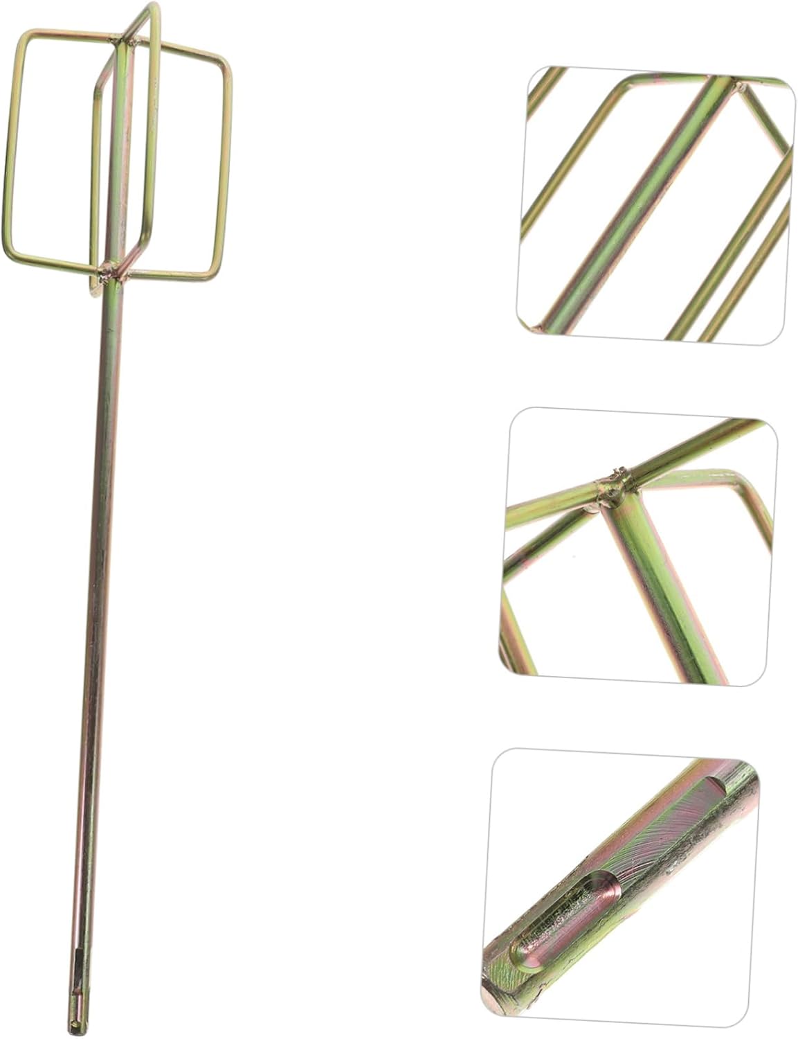 POPETPOP 2pcs Electric Drill Cement Mixing Sticks Stirring Rods for Paint Epoxy and Plaster Mixing Construction for Home and Outdoor Use