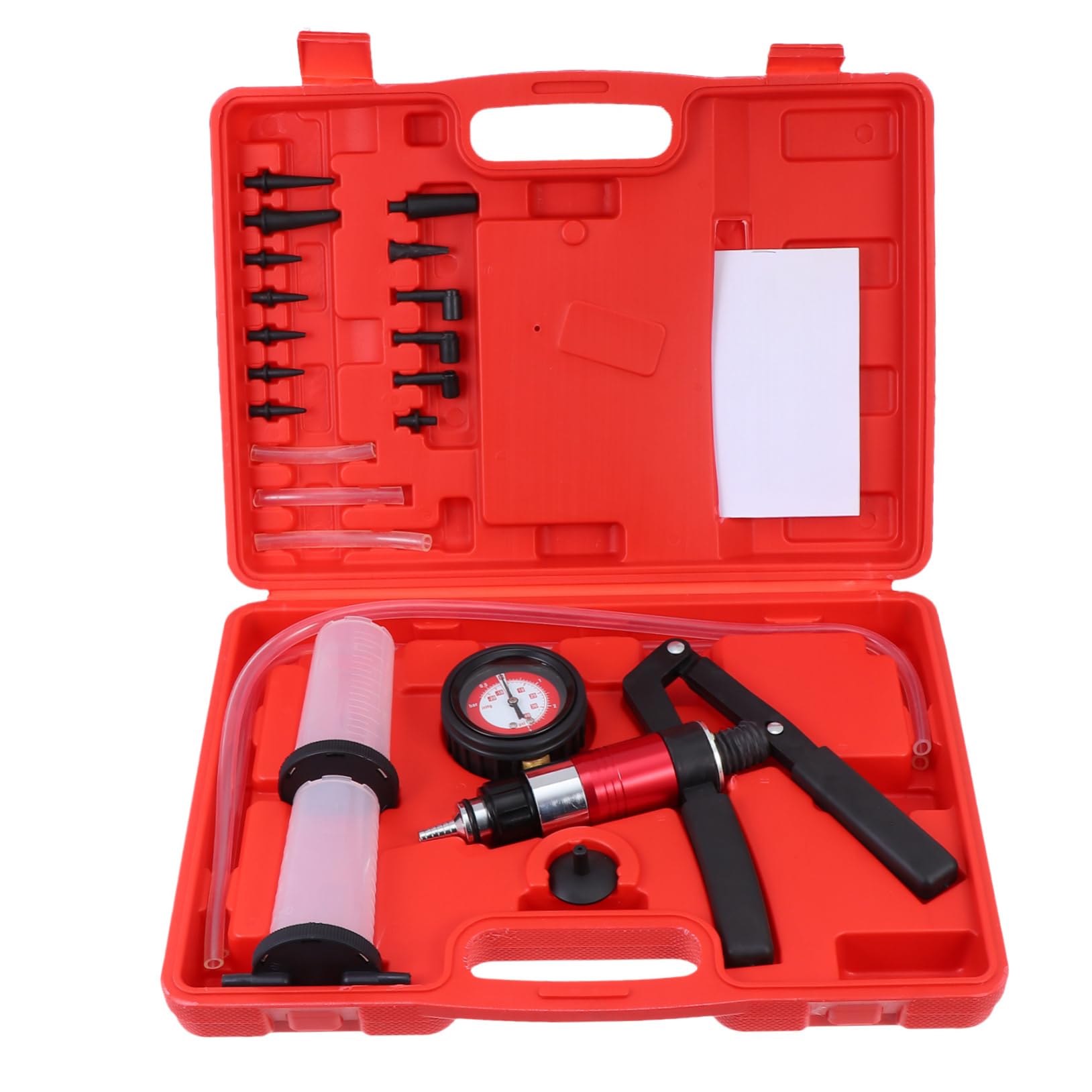 Ciieeo Bomba De Líquido De Frenos Manual para Coche Kit De Purga De Frenos Bomba De Vacío Herramienta para Purgar Líquido De Embrague para Mantenimiento De Vehículos