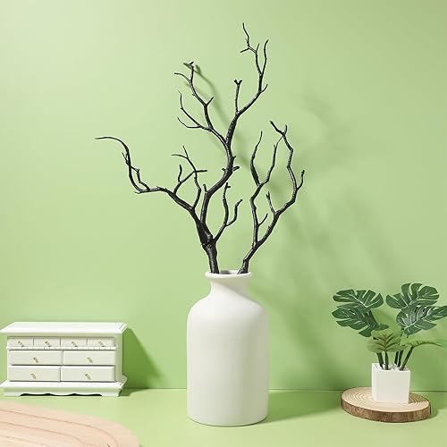 Miniatura 8 de Ramas decorativas para árboles, 4 piezas, de plástico, artificial, para plantas secas, ramas secas, ramas decorativas, ramas, ramas de manzana,
