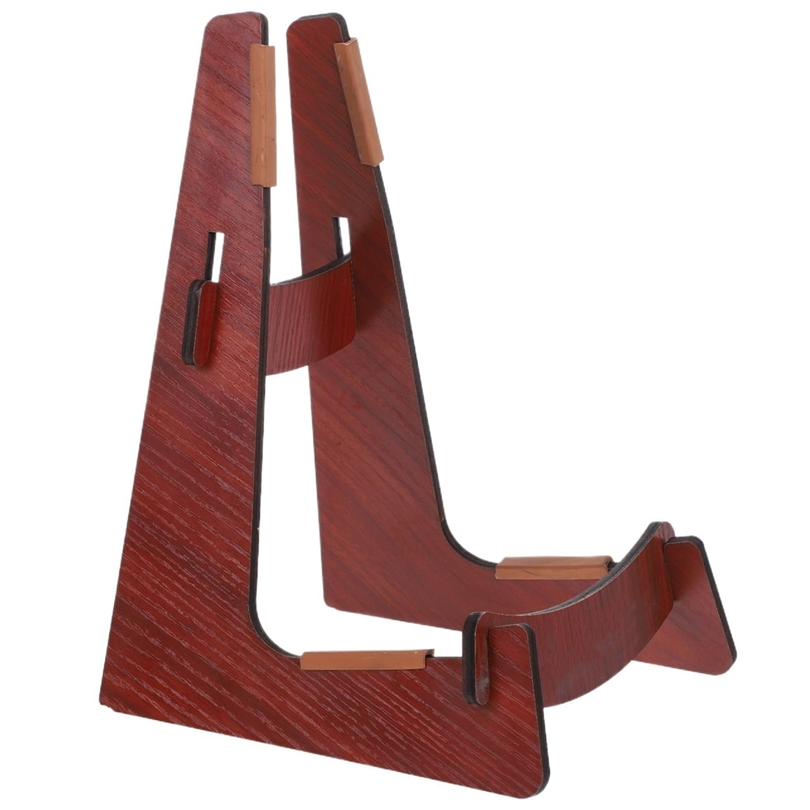 GCYEIDMA Guitar Stand Wood Portable Ukulele Stand Guitar Support Floor Rack Detachable Wooden Violin Holder Display Electric Bass Hanger For Home(21.50X20.00X25.00CM)