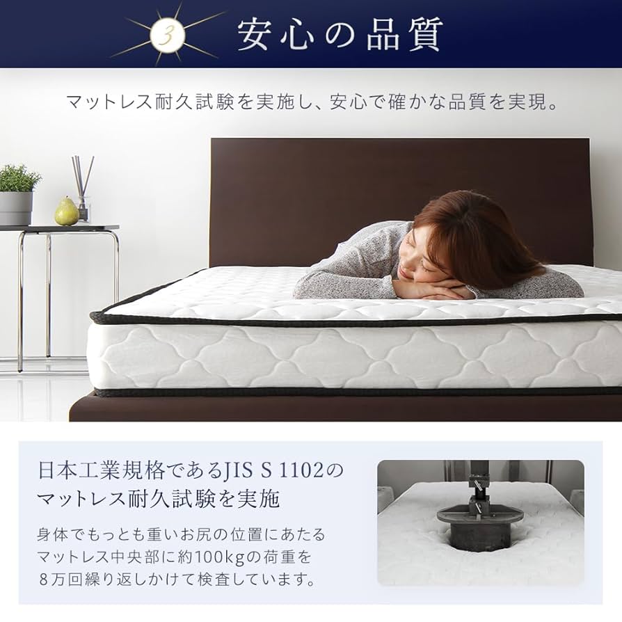 RASIK ポケットコイルマットレス ダブル 楽天市場】新生活 RASIK ダブルベッド 2層ポケットコイル