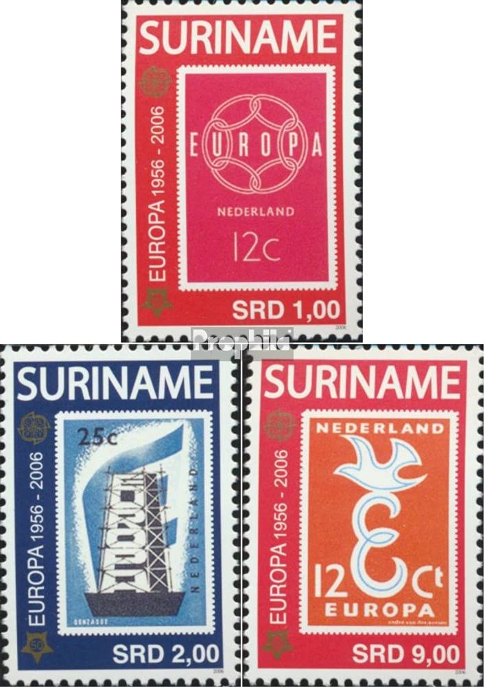 Prophila Collection Suriname - 10 Francobolli Diversi Per Collezionisti
