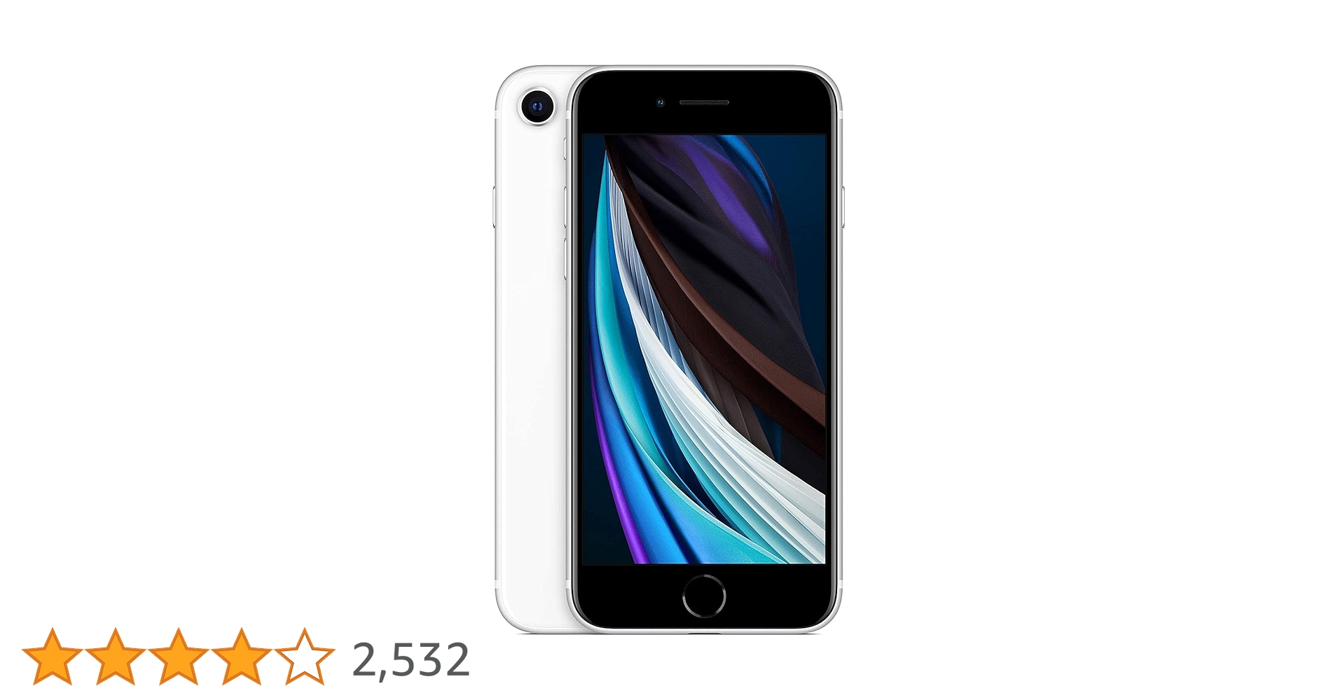 Apple iPhone SE64GB ホワイト Apple iPhone SE, 64GB, White - Fully Unlocked (Renewed