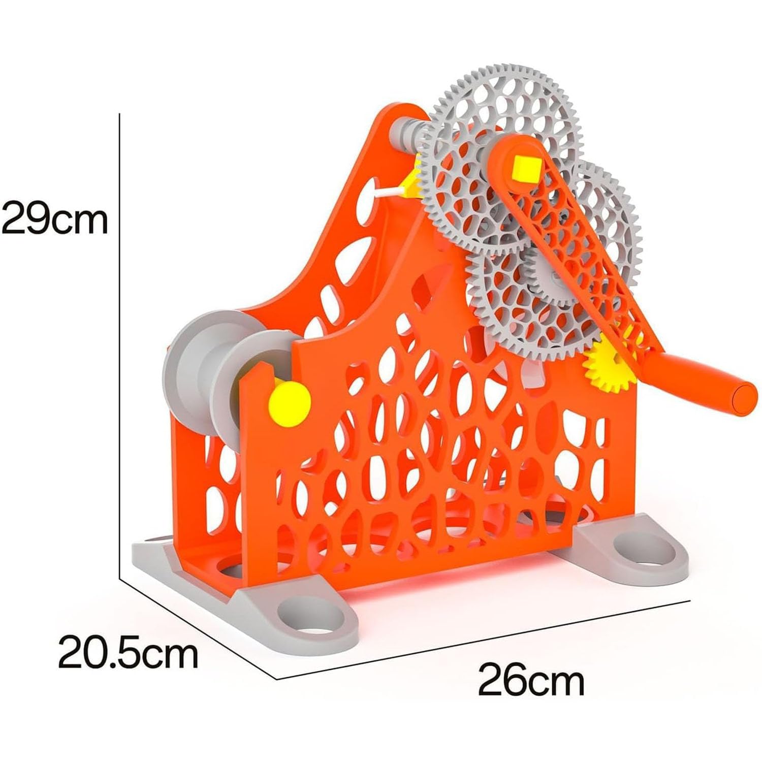 Nawijarka do filamentu do drukarki 3D, elektryczna nawijarka materiałów eksploatacyjnych z korbką ręczną, modułowa konstrukcja odłączana dla entuzjastów druku 3D (Blue)