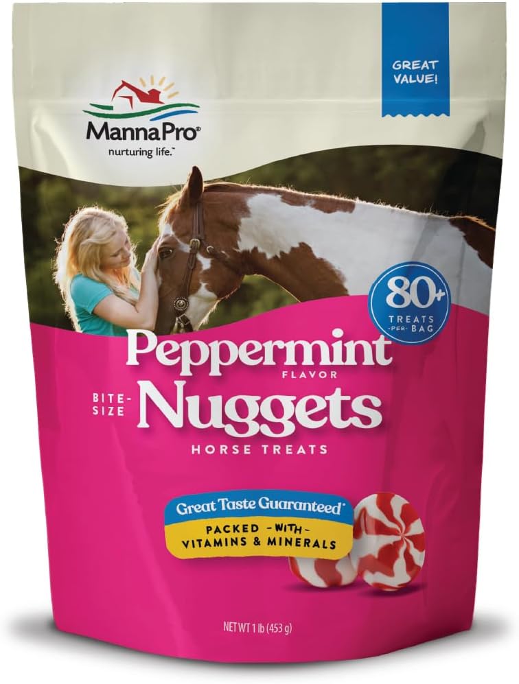 Manna Pro Bite-Size Nuggets 1lb Peppermint