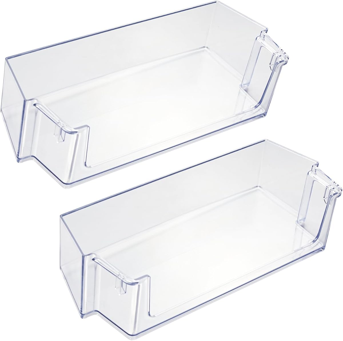 2 Pcs W11239961 Refrigerator Door Shelf Bin Compatible with Whirlpool | Upgraded W10900538 Refrigerator Door Shelf Replace 4591452, AP6333410, PS12578777, EAP12578777 Fridge Side Door Bin, Vanshly