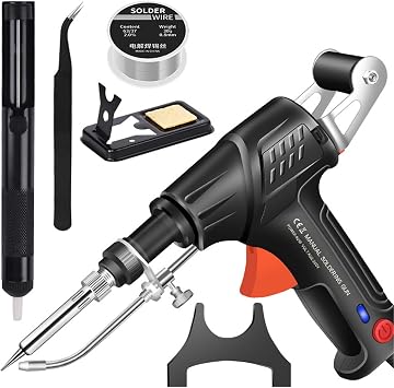 Internal Heating Industrial Laser Welding Tool, Automatic Wired Handheld Laser Welding Machine, Multifunctional Soldering Iron Soldering Gun Set, Maquina De Soldar for Industrial Home DIY Black, Interior
