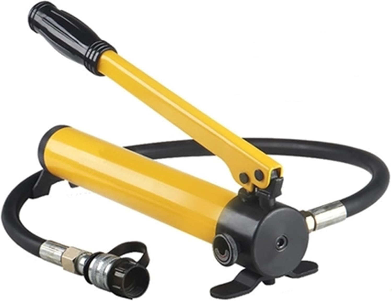 ATO Hydraulic Hand Pump, Single Acting Hydraulic Hand Pump Oil Reservoir 450cc, 850 psi,Precision Use Hand Operated Hydraulic Pump with Pressure Oil Gauge，for Split Hydraulic Pliers,Hydraulic Jack