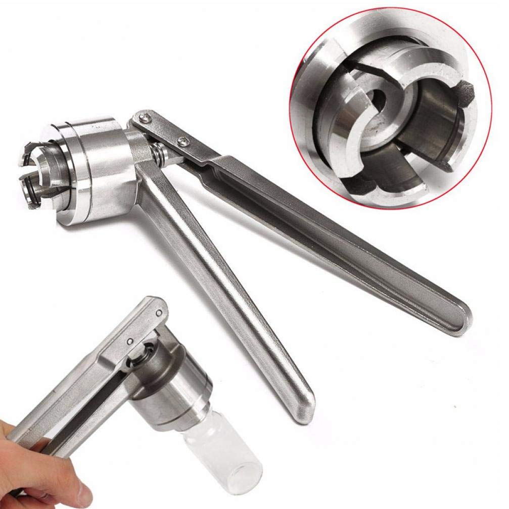 1 sztuka ręczna uszczelka Vial Crimper ze stali nierdzewnej do zaciskania 20 mm Flip Off Cap Otle Clamp-szczypce zamykające