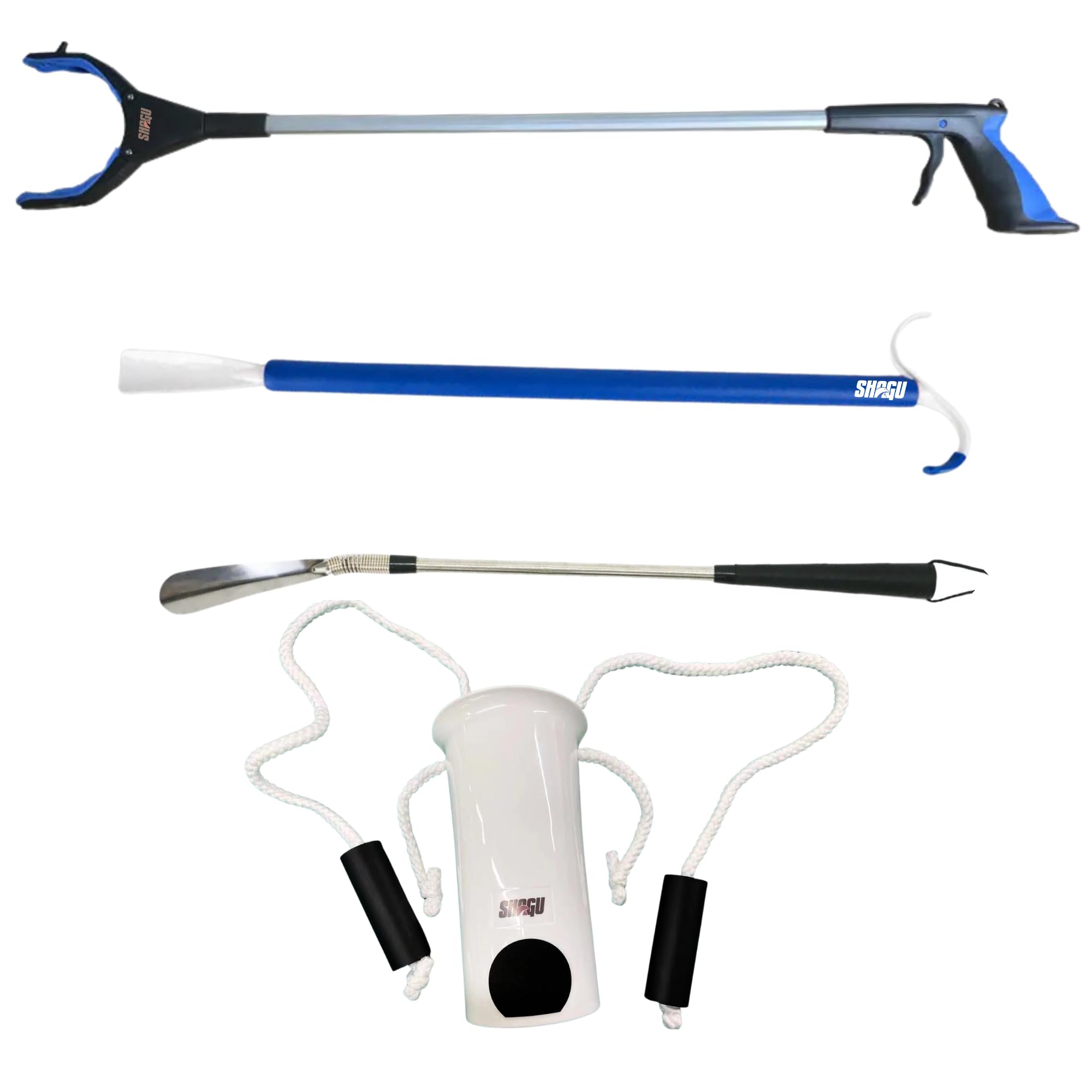 Shagu. Utile strumento di aiuto per calze, strumento di aiuto per calze, strumento di aiuto per calze, strumento di aiuto per calze, strumento di aiuto per l'estrazione dei calzini, facile da mettere