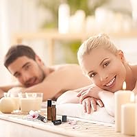 Vista 7 de Mavogel Botellas de rodillo de aceite esencial, Ámbar