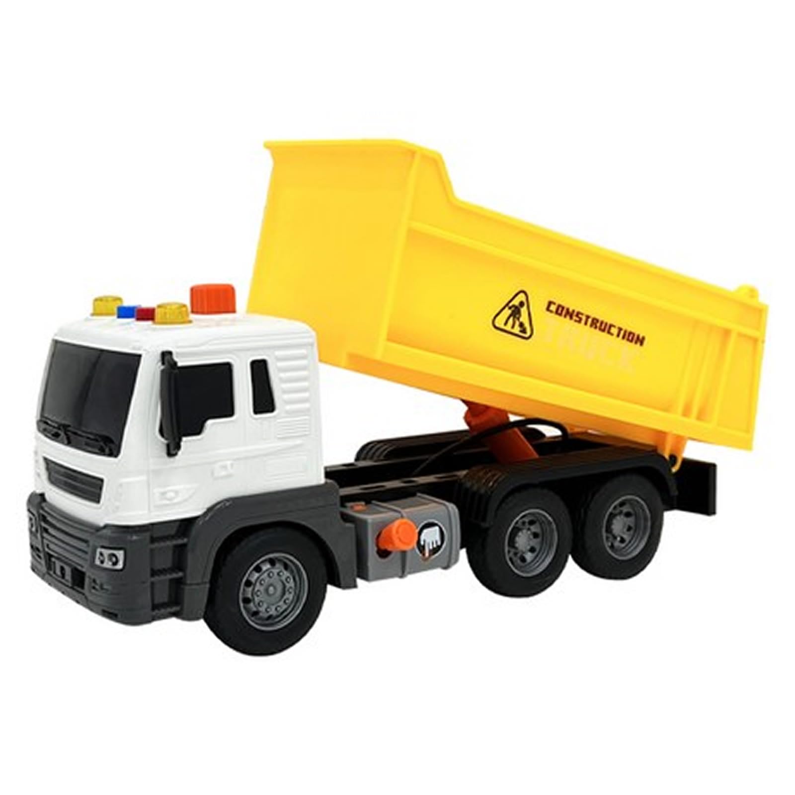 Scala 1:16 Autoribaltabile,Grande camion Giocattolo,Camion Dumper,Dumper Ribaltabile,Cassone Ribaltabile,Dump Truck con Luci e Suoni Funzione Camion Giocattolo Regalo per Bambini 3 4Anni