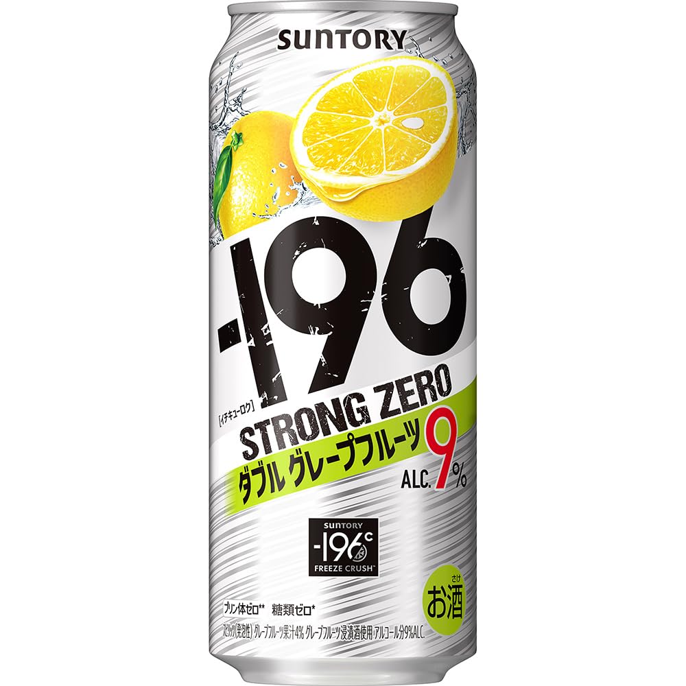 Amazon.co.jp: Suntory -196°C Strong Zero Double Grapefruit