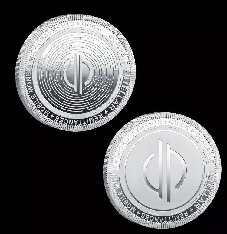 XLM Coin Physical Crypto Scalable Coins Cryptocurrency Cryptobitcoins Novelty Hobby Commemorative Coin - 2 Pieces - Image 4