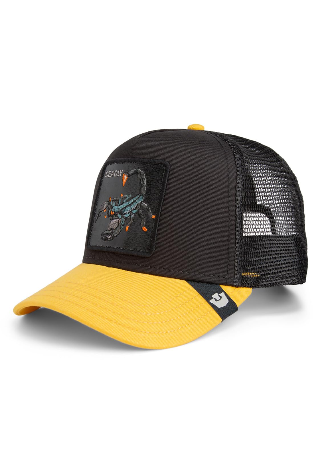 Goorin Bros. Kinder Trucker Cap Deadly Mini Void Beam Schwarz Gelb, Size:OneSize