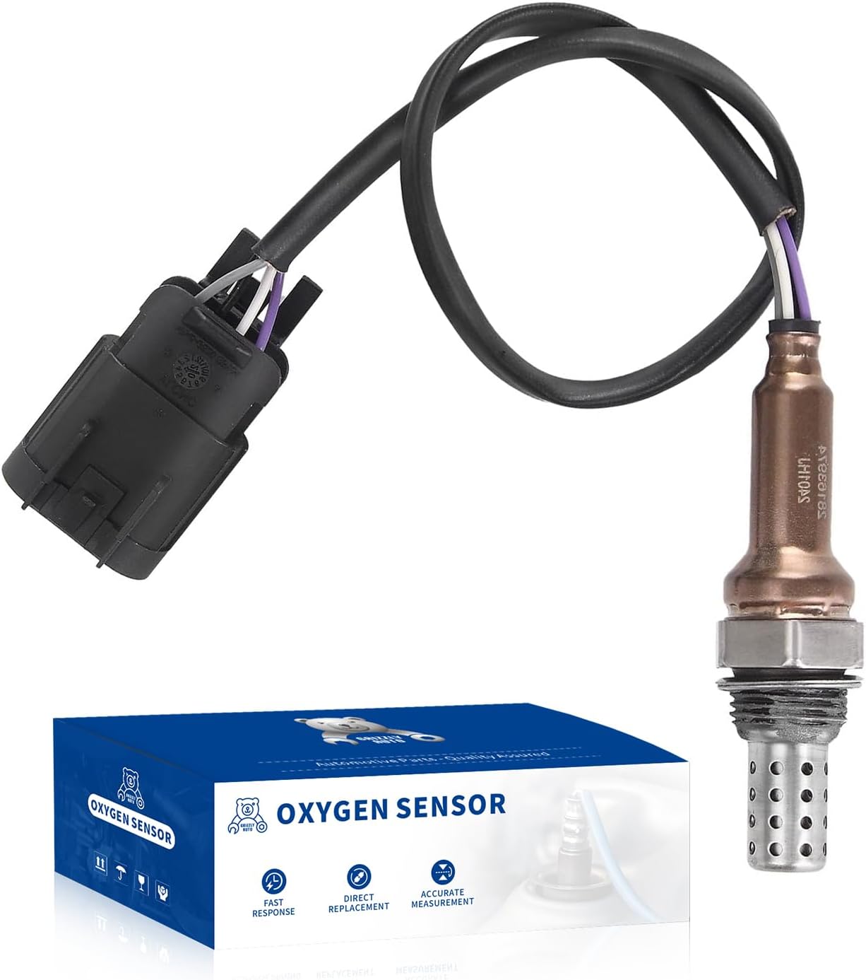 O2 Oxygen Sensor 25-418-07-S Downstream Compatible with Kohler EFI Engines CH18 CH20 CH22 CH23 CH25 CH620 CH640 CH670 CH680 CH730 Exmark Toro Replaces 2541807S 264859 28163974