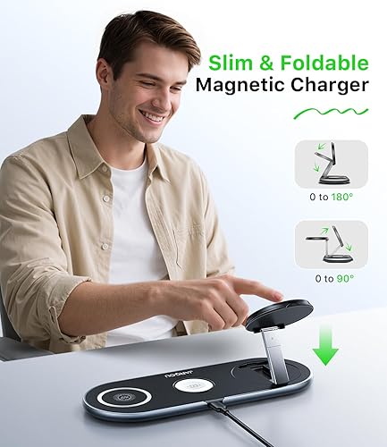 Miniatura 6 de JARGOU Estación de carga para iPhone 16 15 14 13 12