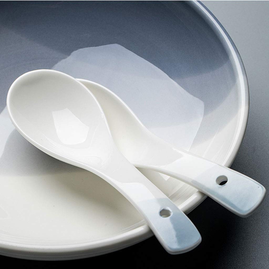 Set Di Cucchiai Sfusi Cucchiai Di Ceramica Nordica Cucchiaini for Uso Domestico Cucchiaino Del Cucchiaio Del Porridge Cucchiaio Del Porcellana Creativo Cucchiaio Da 10 Pezzi Cucchiai da Mangiare