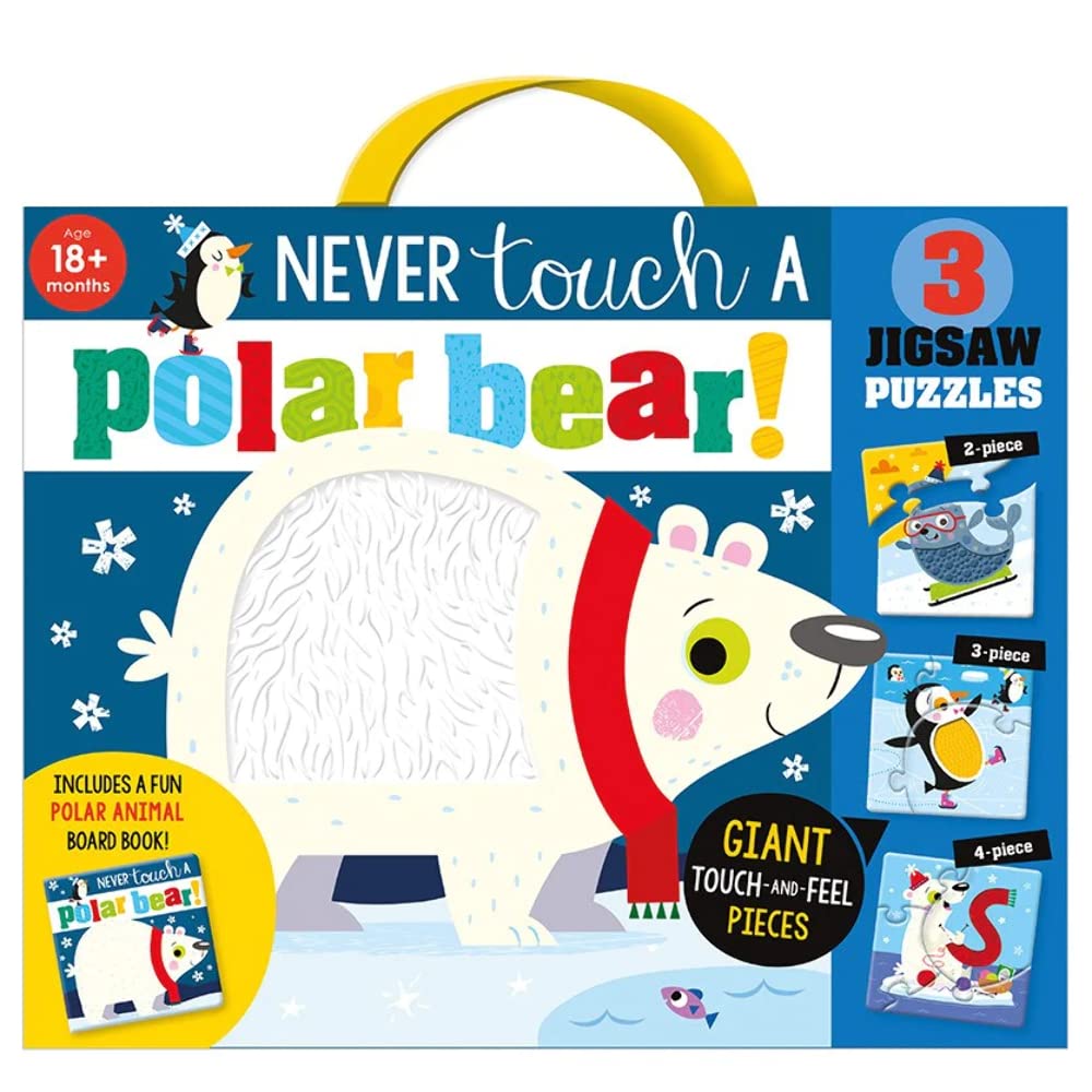 Never Touch A Polar Bear Jigsaw Puzzle and Book (Gift Box)