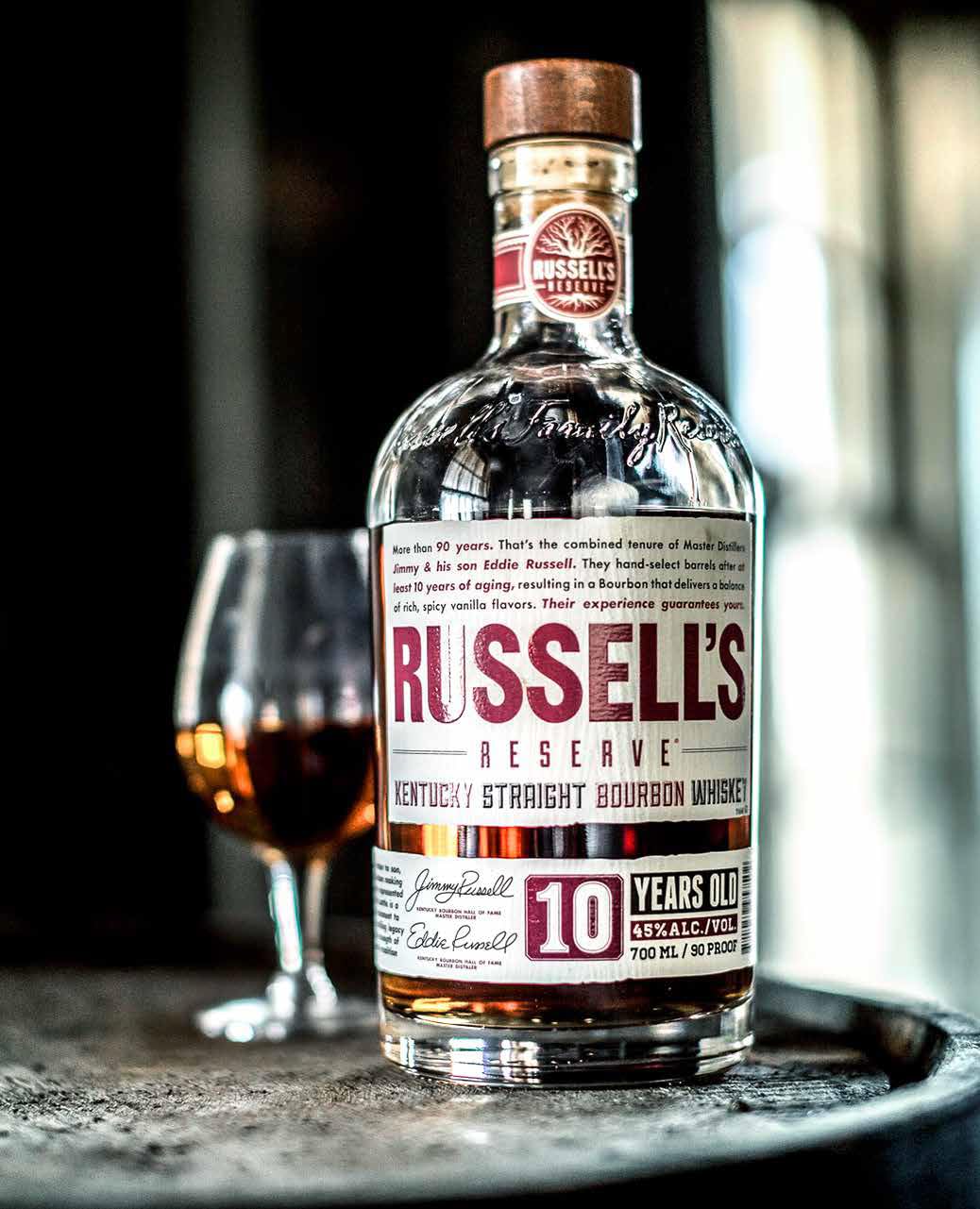 Wild Turkey - Russell's Reserve, Whiskey Invecchiato 10 Anni, Small Batch crafted Bourbon, 70cl, 45% Vol