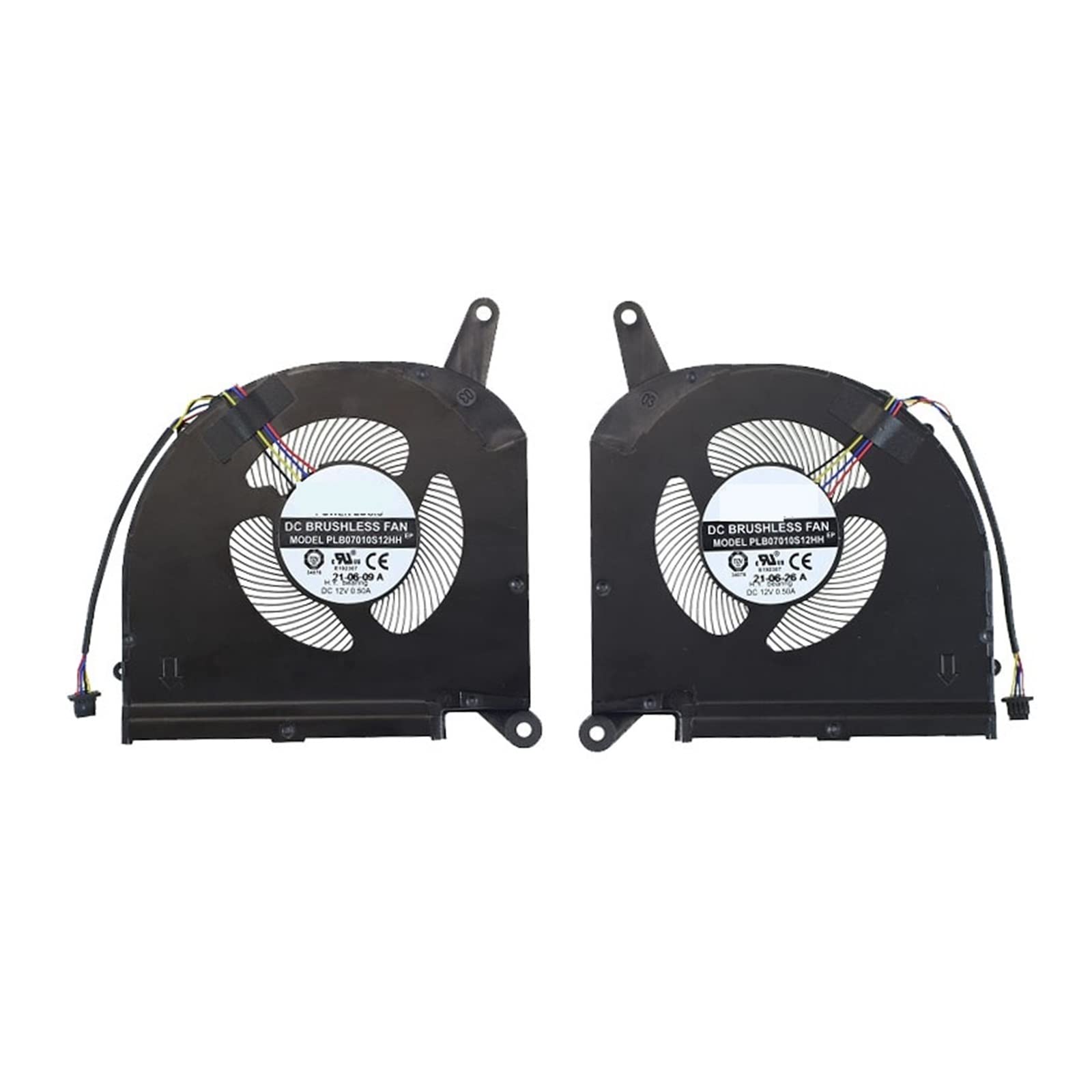 Wentylator procesora graficznego laptopa PLB07010S12HH DC12V 0,50a 4Pin kompatybilny z Gigabyte Aorus 15G 15P 17G XC XB RX7G Lucky (Color : GPU FAN)