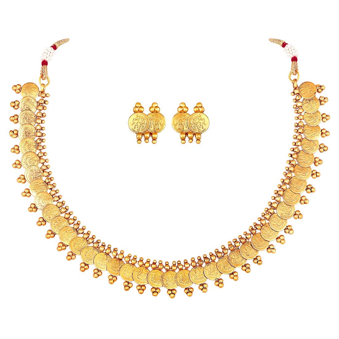 See full amazon price history chart for I Jewels 18K Gold Plated Traditional Stylish Coin Necklace With Earrings For Women & Girls (MC061FL) I Jewels 18K Gold Plated Traditional Stylish Coin Necklace With Earrings For Women & Girls (MC061FL) (B09MSDGR3K) Amazon Price History, Amazon Price Tracker