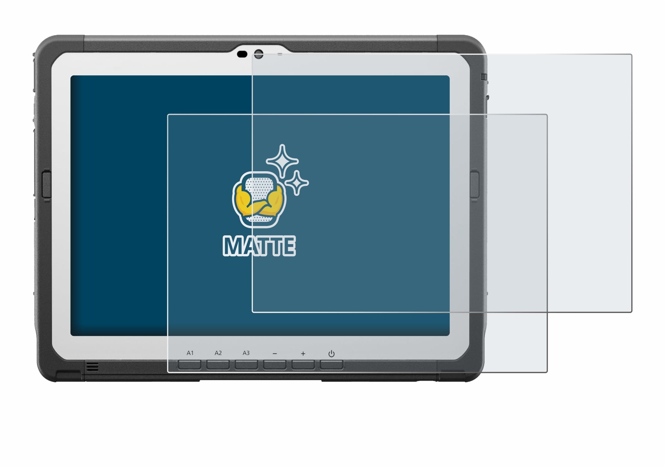 BROTECT - Screenprotector Voor Panasonic Toughbook F G2 Toughbook G2   Folie Beschermfolie Matte 2 Stuks 775915025